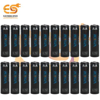 600mAh 3.7V 14500 Ni-MH AA Rechargeable Cell Battery Pack of 100